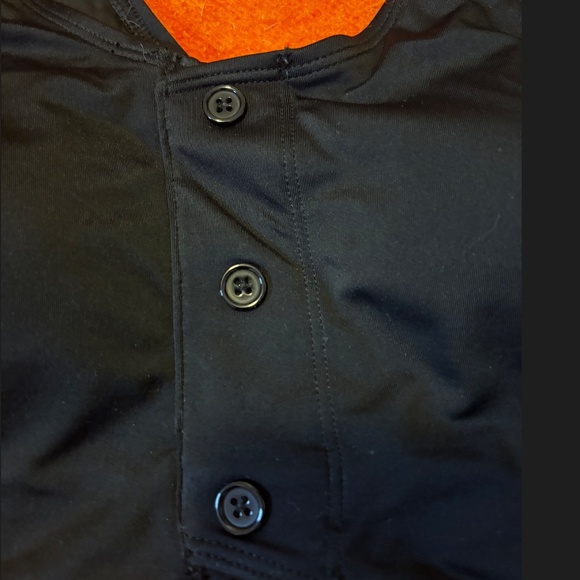 Black button-up cropped swim bikini top NWT - Picture 3 of 9